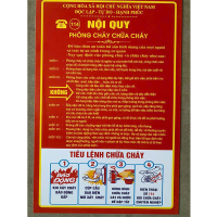 Bảng Nội Quy PCCC